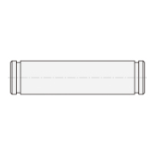 实心导向轴 直杆型 带挡圈槽型 f8