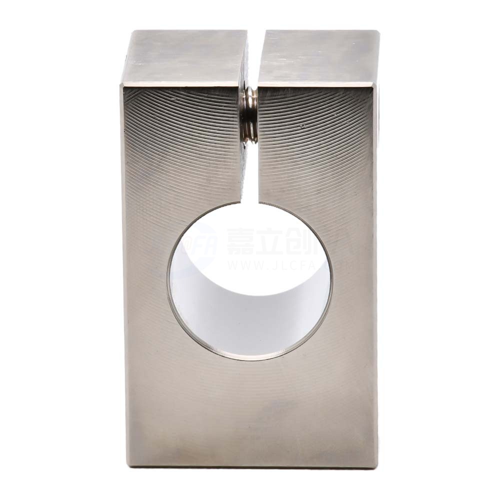 底座安装型导向轴支座 开口式夹紧固定 加厚型