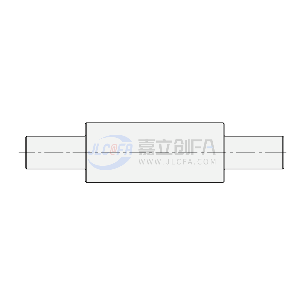 转轴 两端台阶型 轴端不加工 轴身不加工