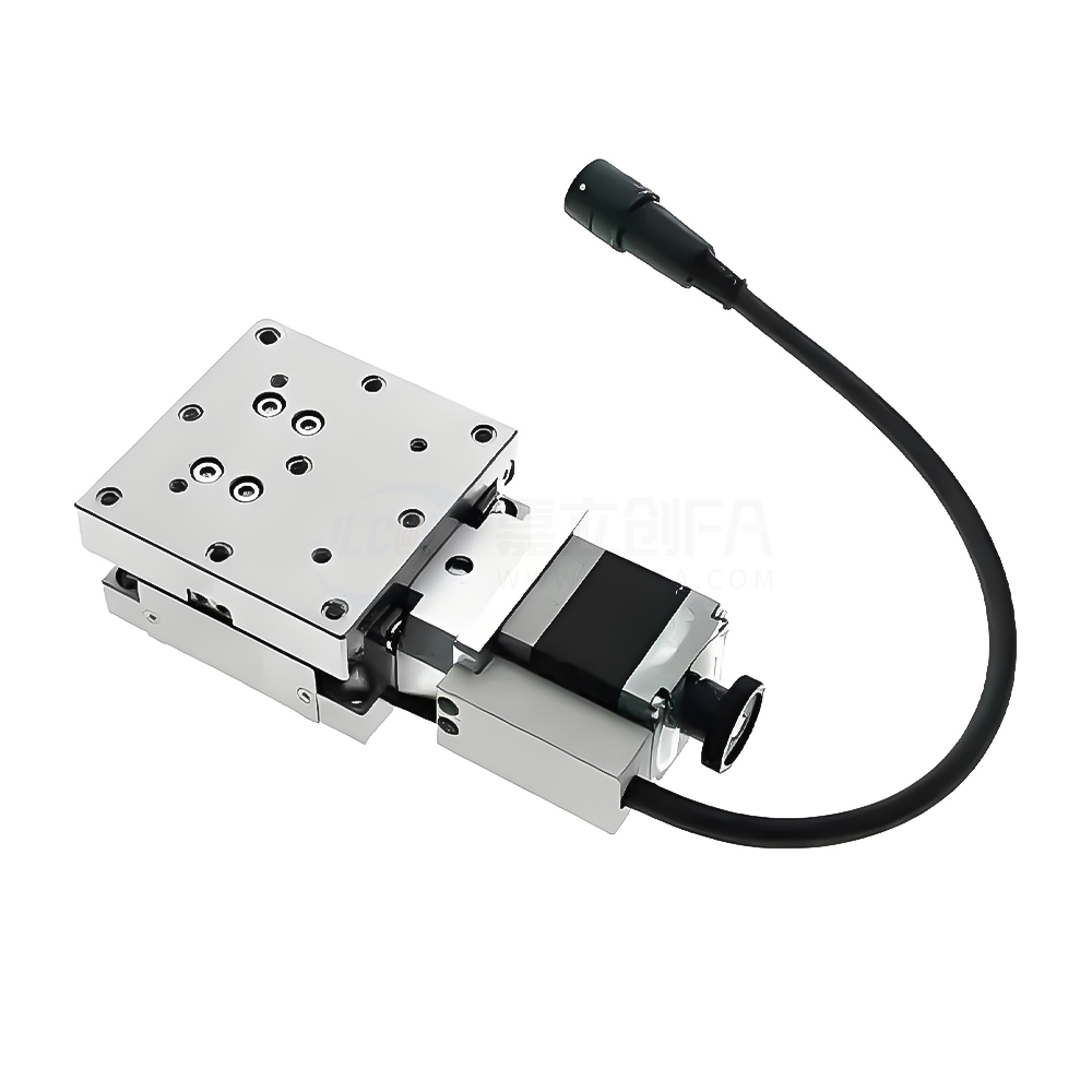 经济型 X轴 电动位移台 线性滚珠式 光电开关内藏