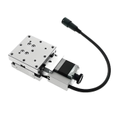 经济型 X轴 电动位移台 线性滚珠式 光电开关内藏