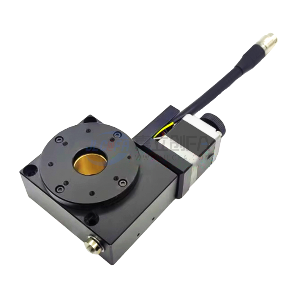 经济型 回转 电动位移台 涡轮蜗杆传动 θ轴360度 经济型 回转 电动位移台 涡轮蜗杆传动 θ轴360度