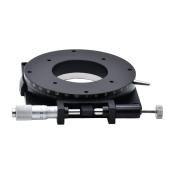 精密型 铝合金材质 回转手动位移台 交叉滚子轴承型