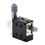 经济型 交叉滚柱引导式 手动位移台 千分尺进给式 X轴