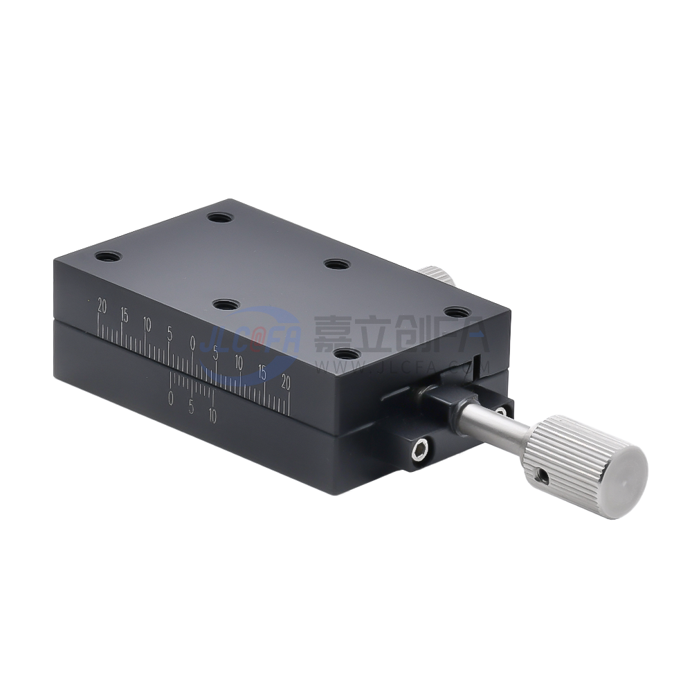 经济型 燕尾槽式 手动位移台 进给丝杠驱动式 铝合金 X轴