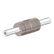 实心滚珠花键 一端内螺纹型 圆筒型螺帽