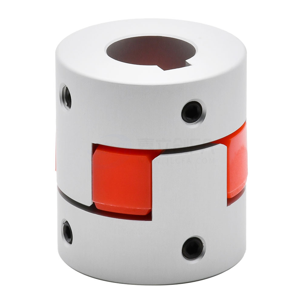 梅花式联轴器 铝合金 带键槽螺钉固定型