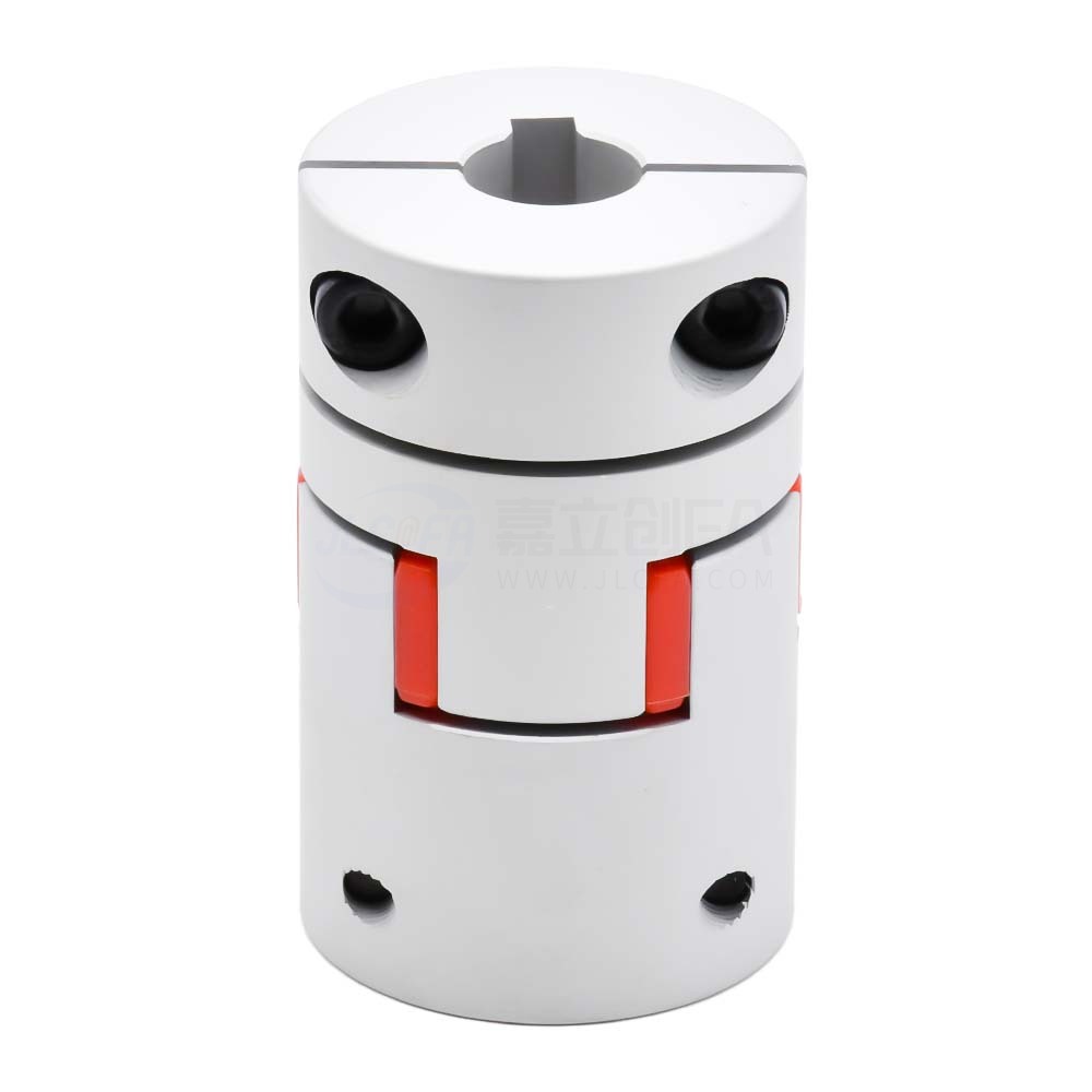 梅花式联轴器 铝合金 带键槽螺钉夹紧型