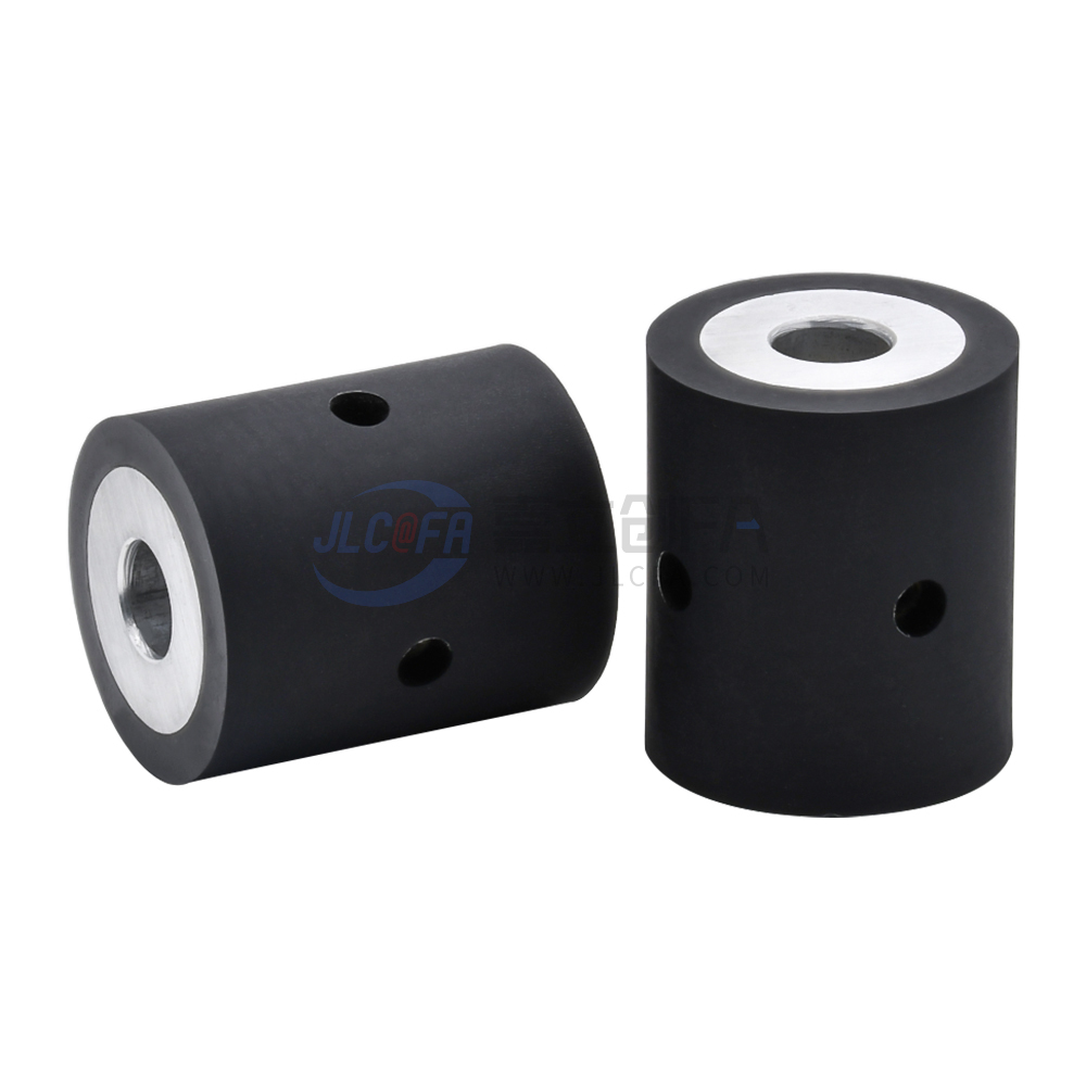 经济型聚氨酯包胶滚轮 带螺纹孔型 直柱形 带衬层 经济型聚氨酯包胶滚轮 带螺纹孔型 直柱形 带衬层