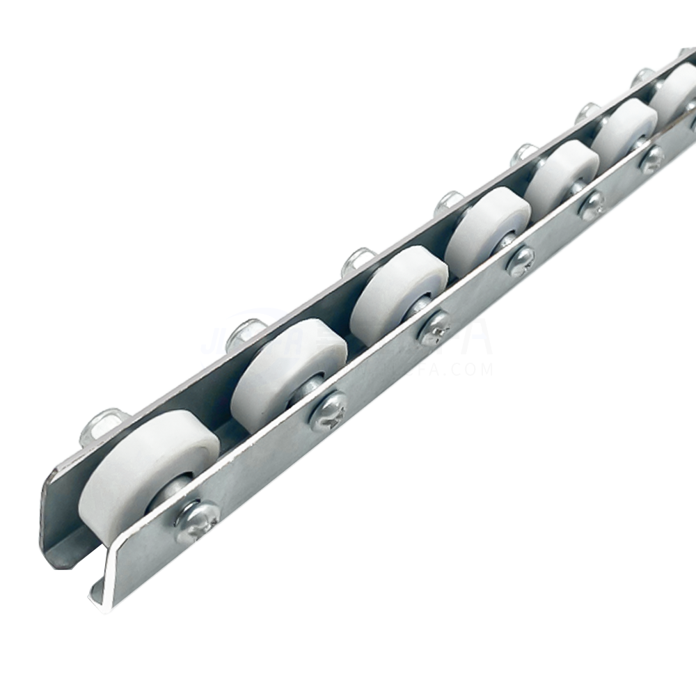 塑胶滚轮条 U型螺帽 滚轮宽度11mm
