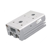 气动滑台 十字滚柱导轨 缸径20