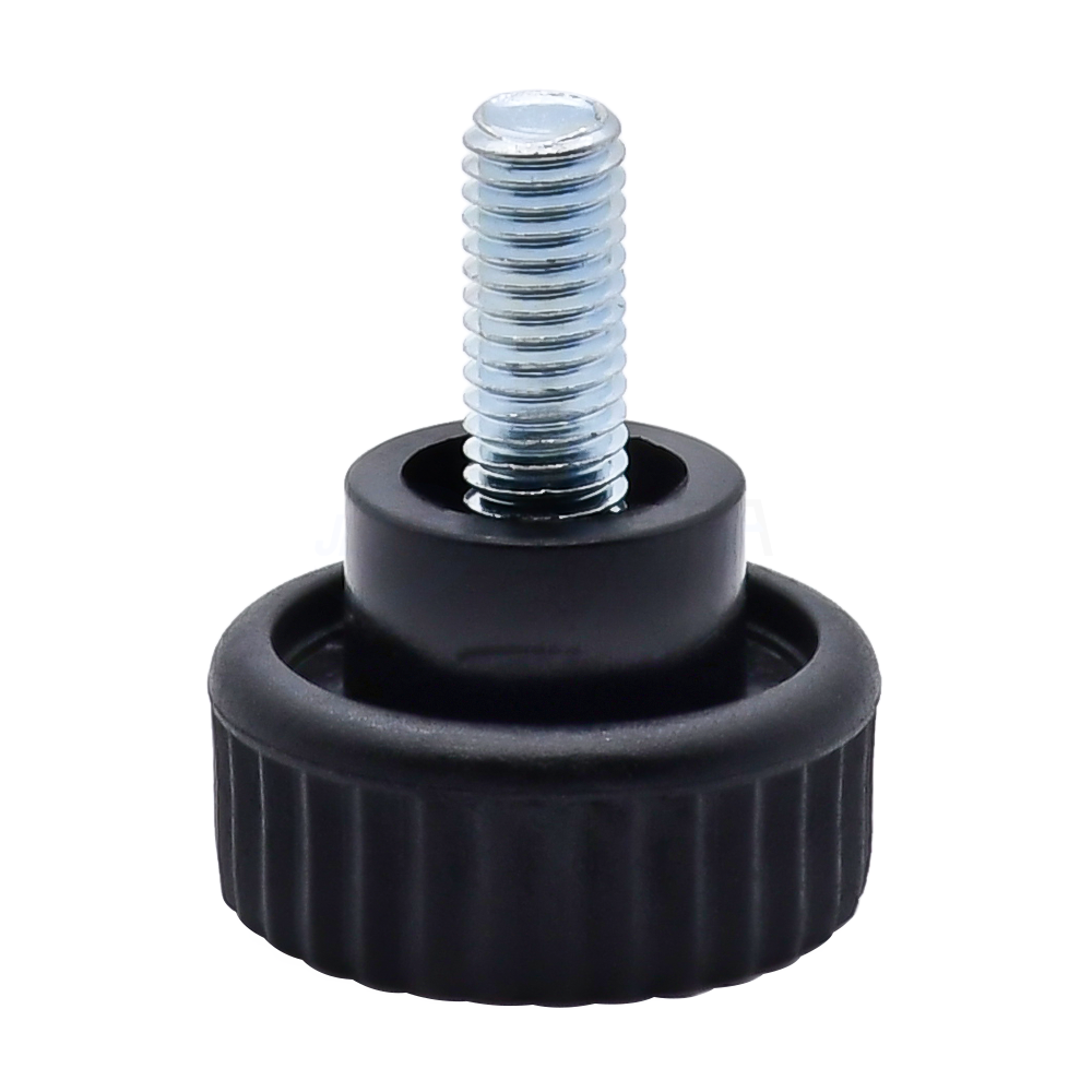 把手 条纹把手 塑料手柄，碳钢/不锈钢螺杆