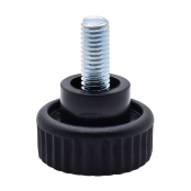 把手 条纹把手 塑料手柄，碳钢/不锈钢螺杆