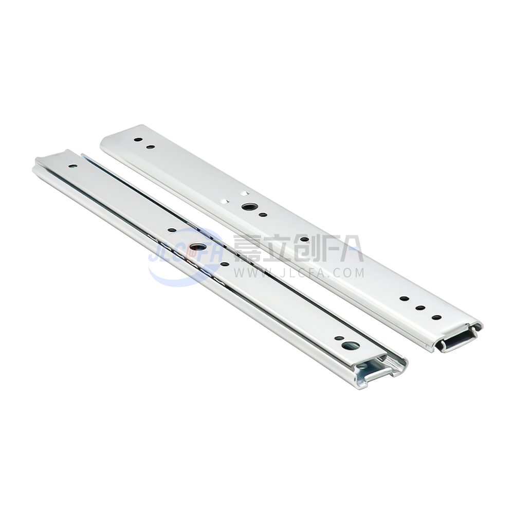 工业滑轨 中载型 35.3宽 二段式 不带缓冲 3/4伸展 工业滑轨 中载型 35.3宽 二段式 不带缓冲 3/4伸展