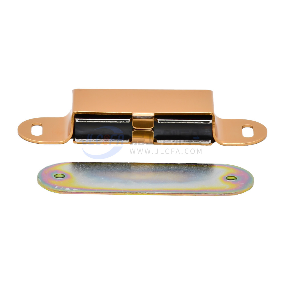 标准磁力扣 侧面 普通吸力 四磁芯