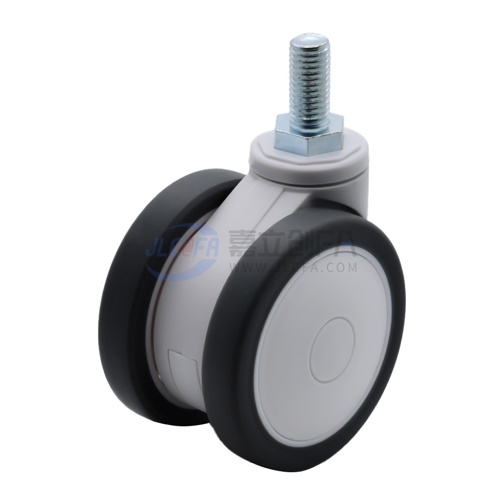 医疗双片脚轮 中轻载型 螺杆万向型 医疗双片脚轮 中轻载型 螺杆万向型