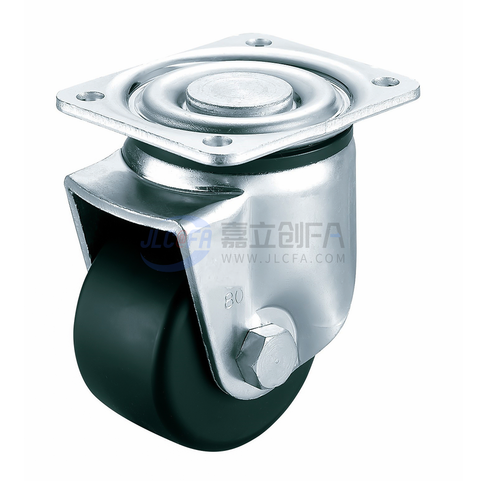 低重心脚轮 日式底板 容许载荷400~700kg 平板万向型 低重心脚轮 日式底板 容许载荷400~700kg 平板万向型