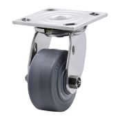 不锈钢美式脚轮 容许载荷180~450kg 平板万向型