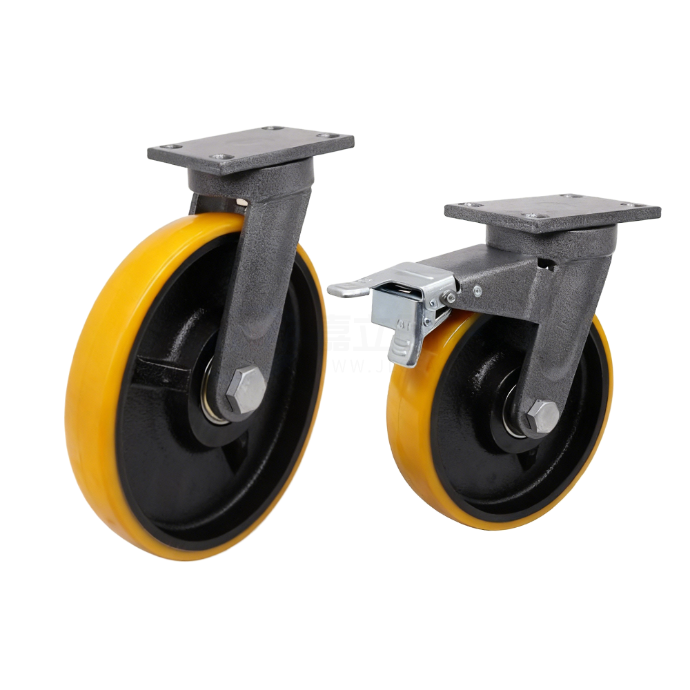 AGV系列重型脚轮(单轮) 容许载荷600~1100kg 平板万向型