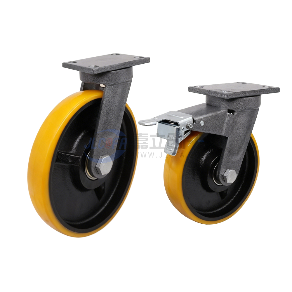 AGV系列重型脚轮(单轮) 容许载荷600~1100kg 平板万向型 AGV系列重型脚轮(单轮) 容许载荷600~1100kg 平板万向型