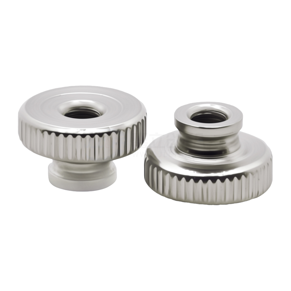 滚花螺母 直纹 通孔型