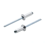 GB/T12618 开口型平圆头 抽芯铆钉 铝/不锈钢
