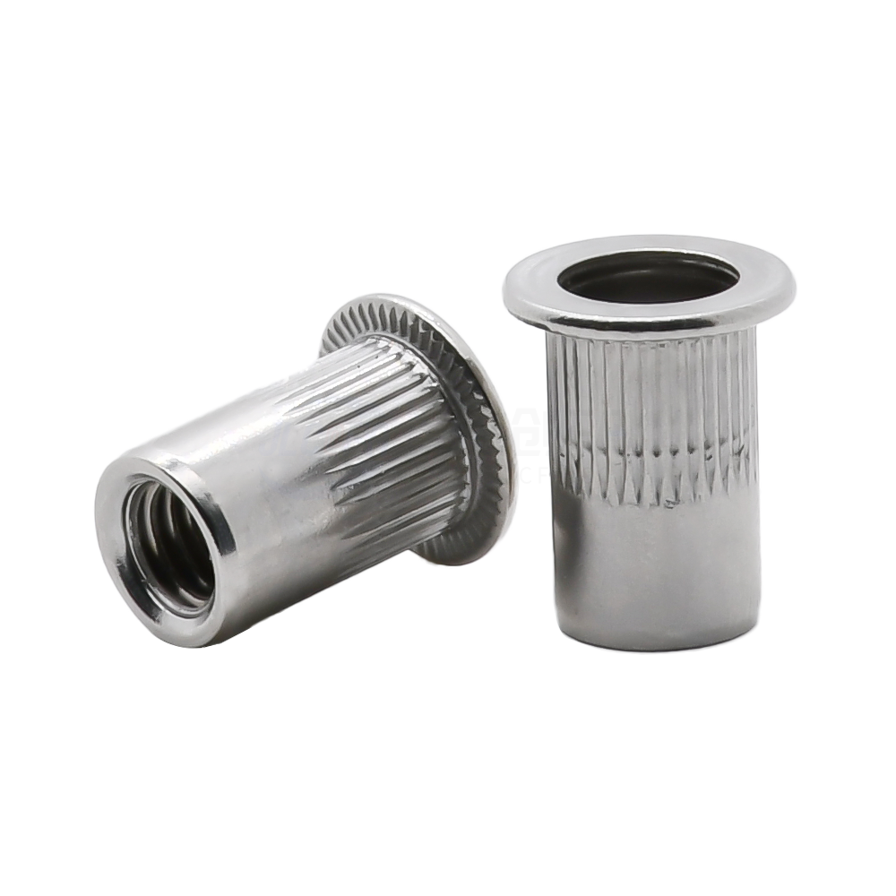 平头条纹拉铆螺母