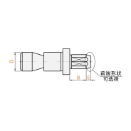 夹具用定位销 普通级 前端形状选择型 带肩型 止动螺丝型