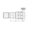 夹具用定位销 精密级 前端形状选择型/前端形状锥头R型 无肩型 外螺纹型产品主图