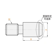拧入用定位销 全螺纹型