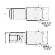树脂定位销 大头型 P尺寸指定型