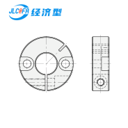 经济型固定环 开口型 双沉孔锁紧型