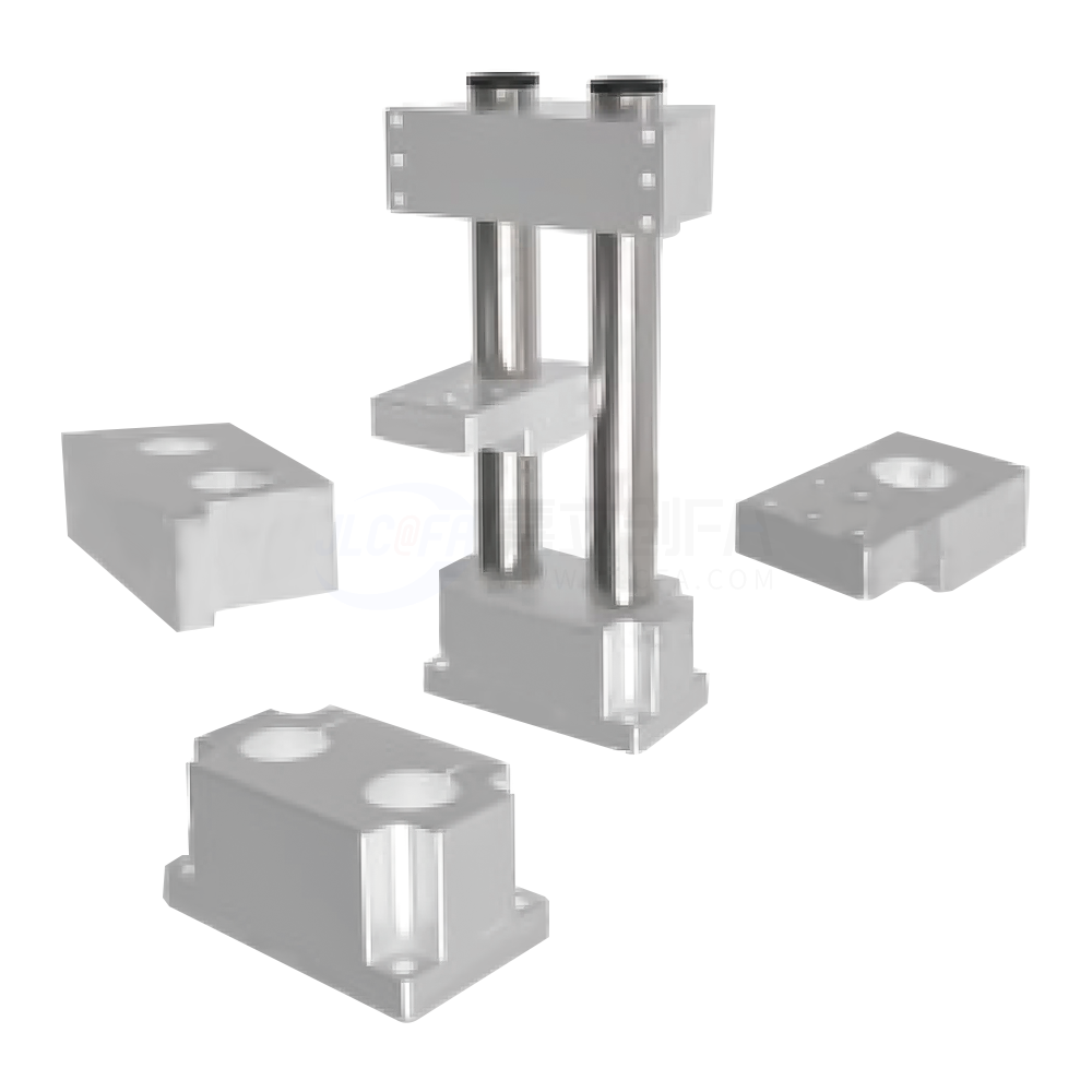 机构安装组件 平行锁块/双孔底座/双孔锁块