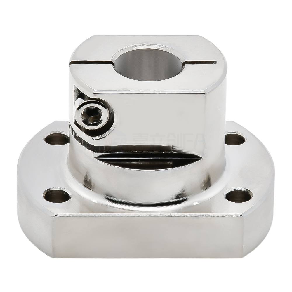 底座用支座 对边法兰形 开口式夹紧固定