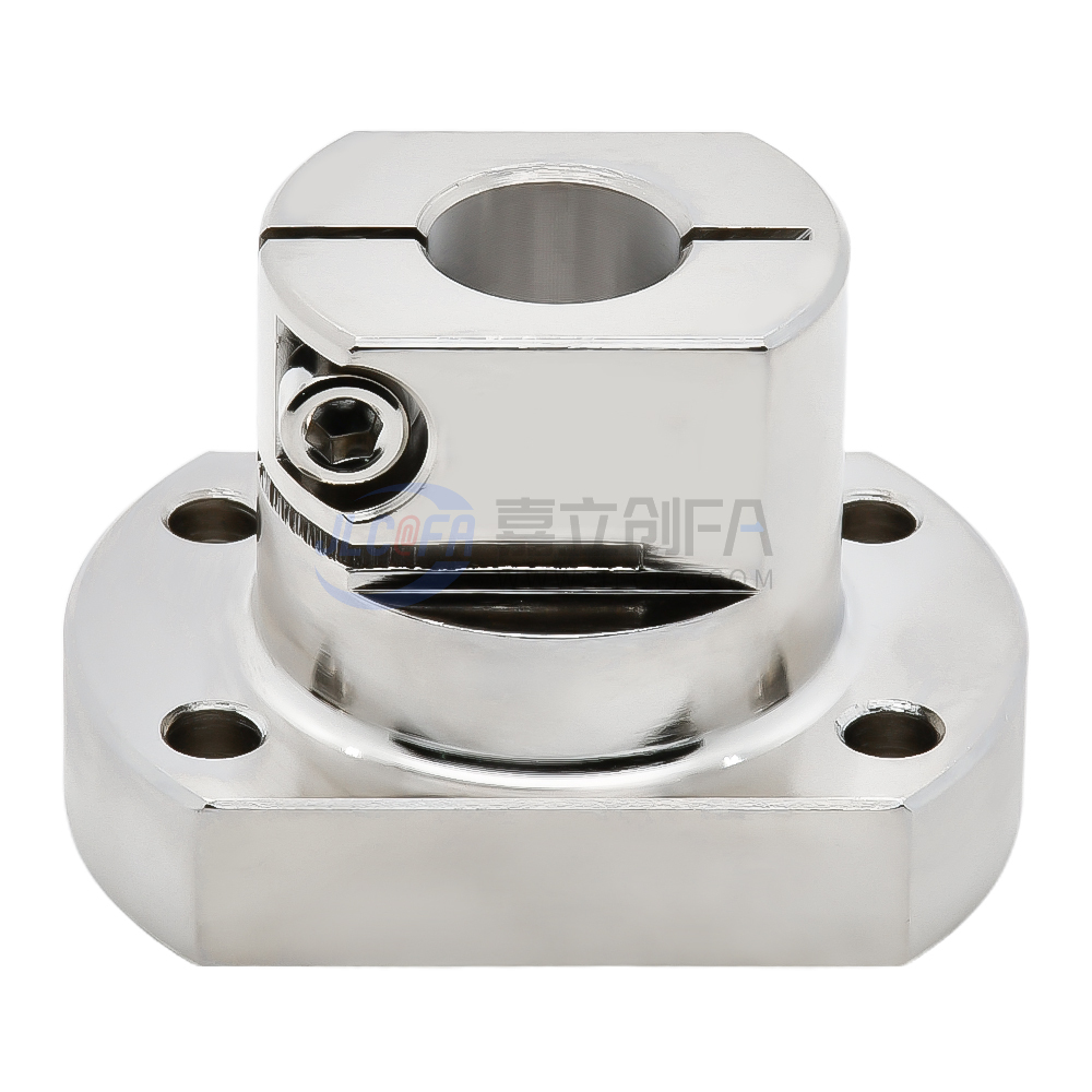 底座用支座 对边法兰形 开口式夹紧固定