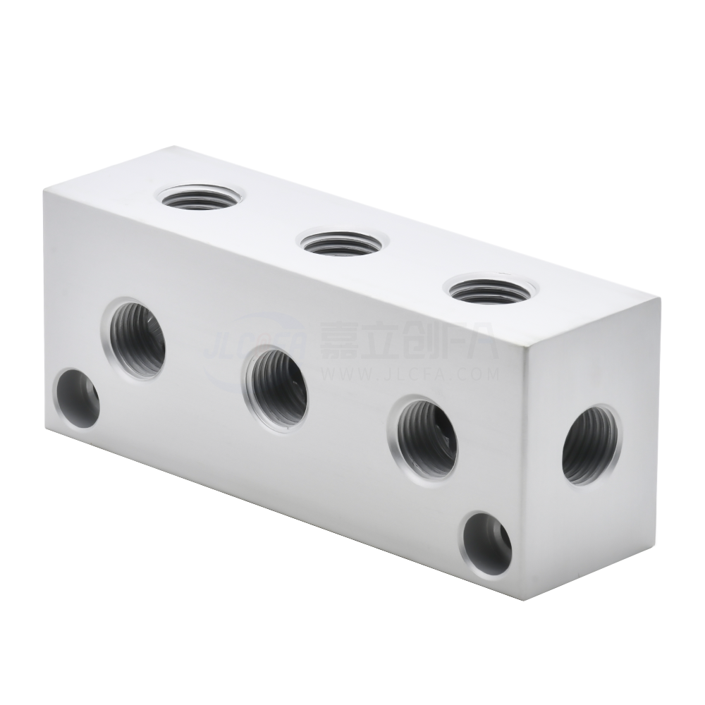 连接块 气压 L形 侧端面贯穿 孔距固定型