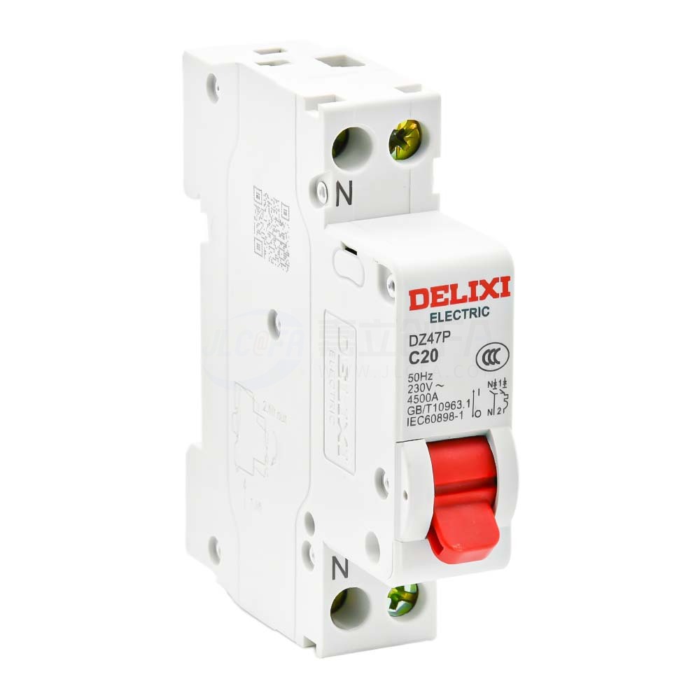 德力西(DELIXI) 小型断路器 DZ47P 1P+N DZ47PD40