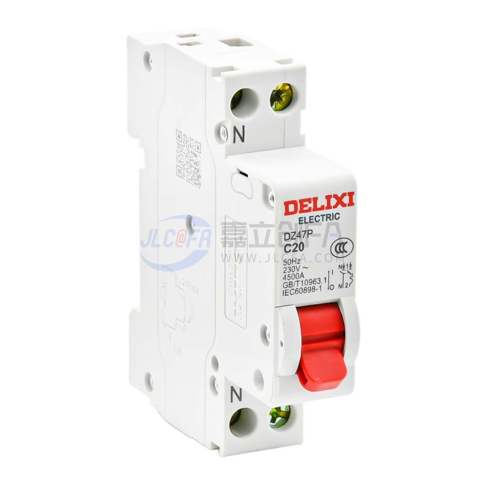 德力西(DELIXI) 小型断路器 DZ47P 1P+N DZ47PD40