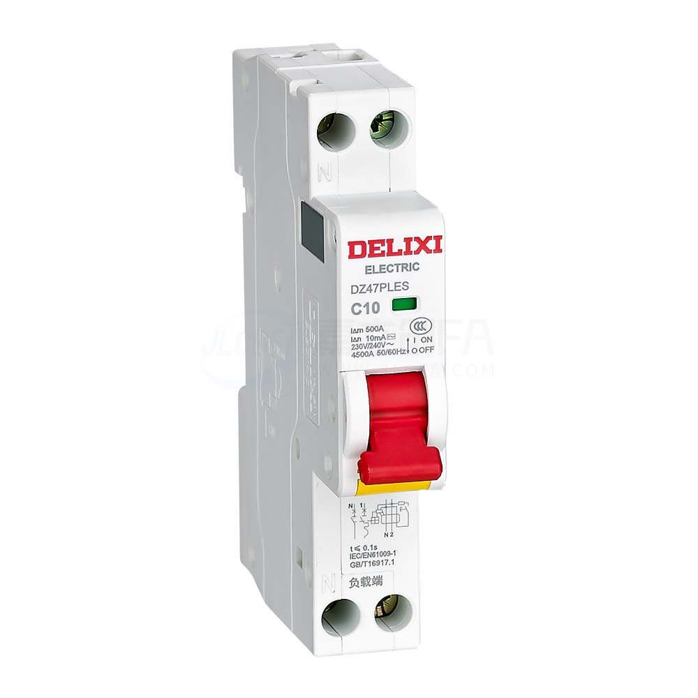 德力西(DELIXI) 小型漏电保护断路器 DZ47PLES 1P+N