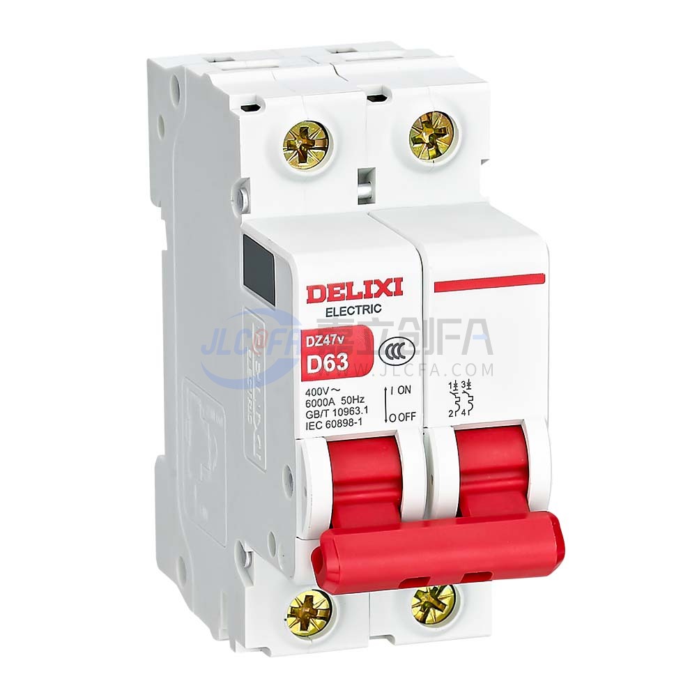 德力西(DELIXI) 小型断路器 DZ47V 2P