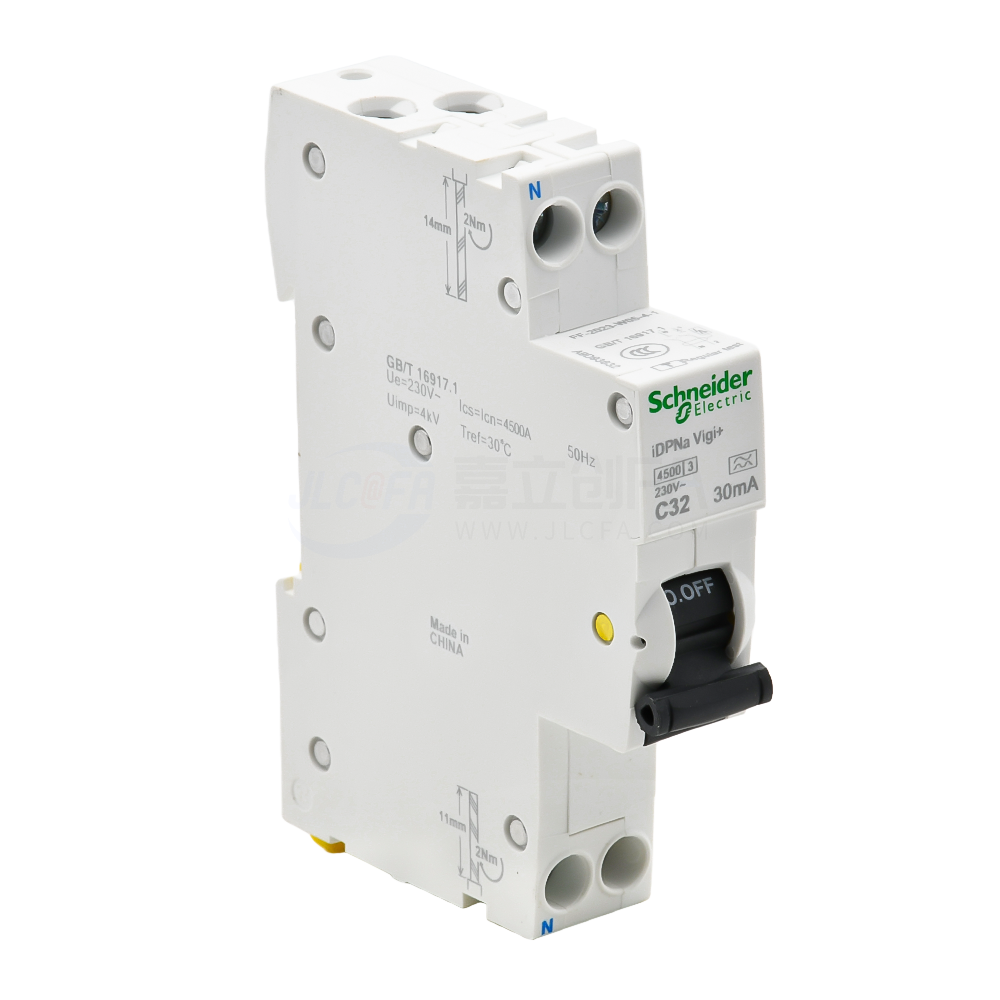 施耐德(Schneider) 小型漏电保护断路器 iDPNa Vigi+ 1P+N