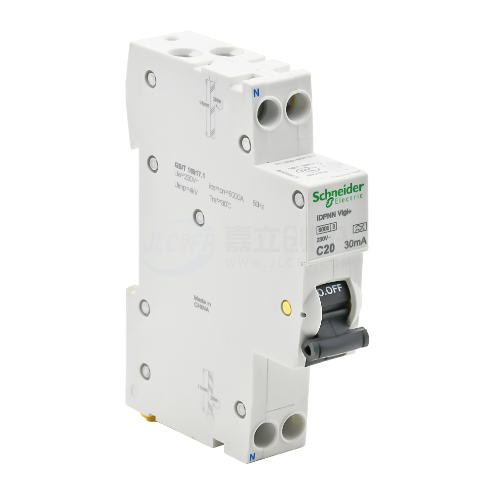 施耐德(Schneider) 小型漏电保护断路器 iDPNN Vigi+ 1P+N