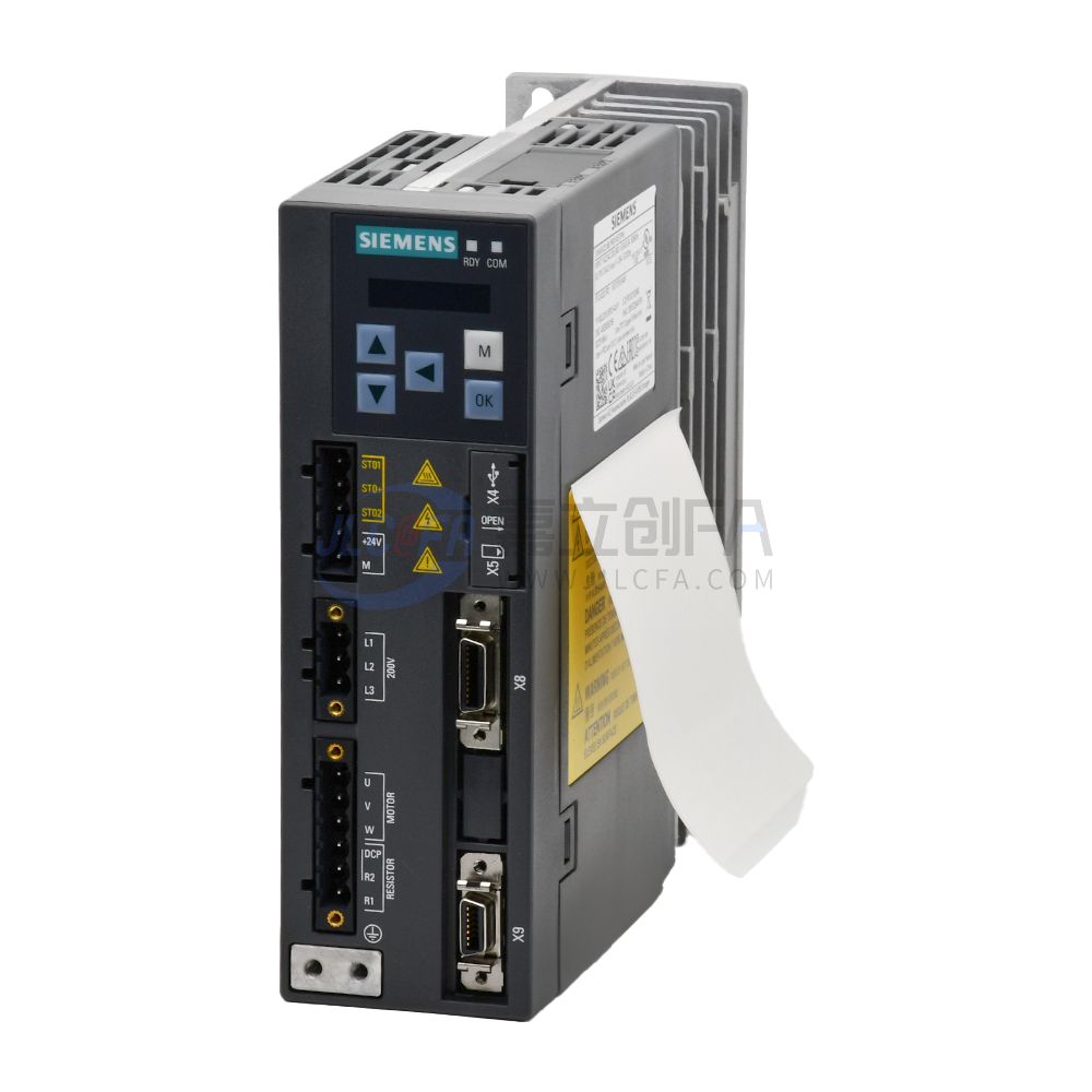 西门子(SIEMENS) 伺服驱动器 V90系列 200W 6SL3210-5FB10-2UF2 西门子(SIEMENS) 伺服驱动器 V90系列 200W 6SL3210-5FB10-2UF2