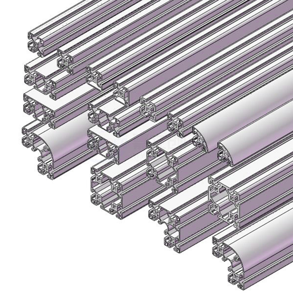 铝合金型材 欧标40系列 槽宽10.2 边长40/60/80 A6063-T5 喷砂氧化