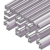 铝合金型材 欧标40系列 槽宽10.2 边长40/60/80 A6063-T5 喷砂氧化