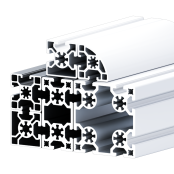 铝合金型材 欧标45系列 槽宽10.2 边长45/90 A6063-T5 喷砂氧化