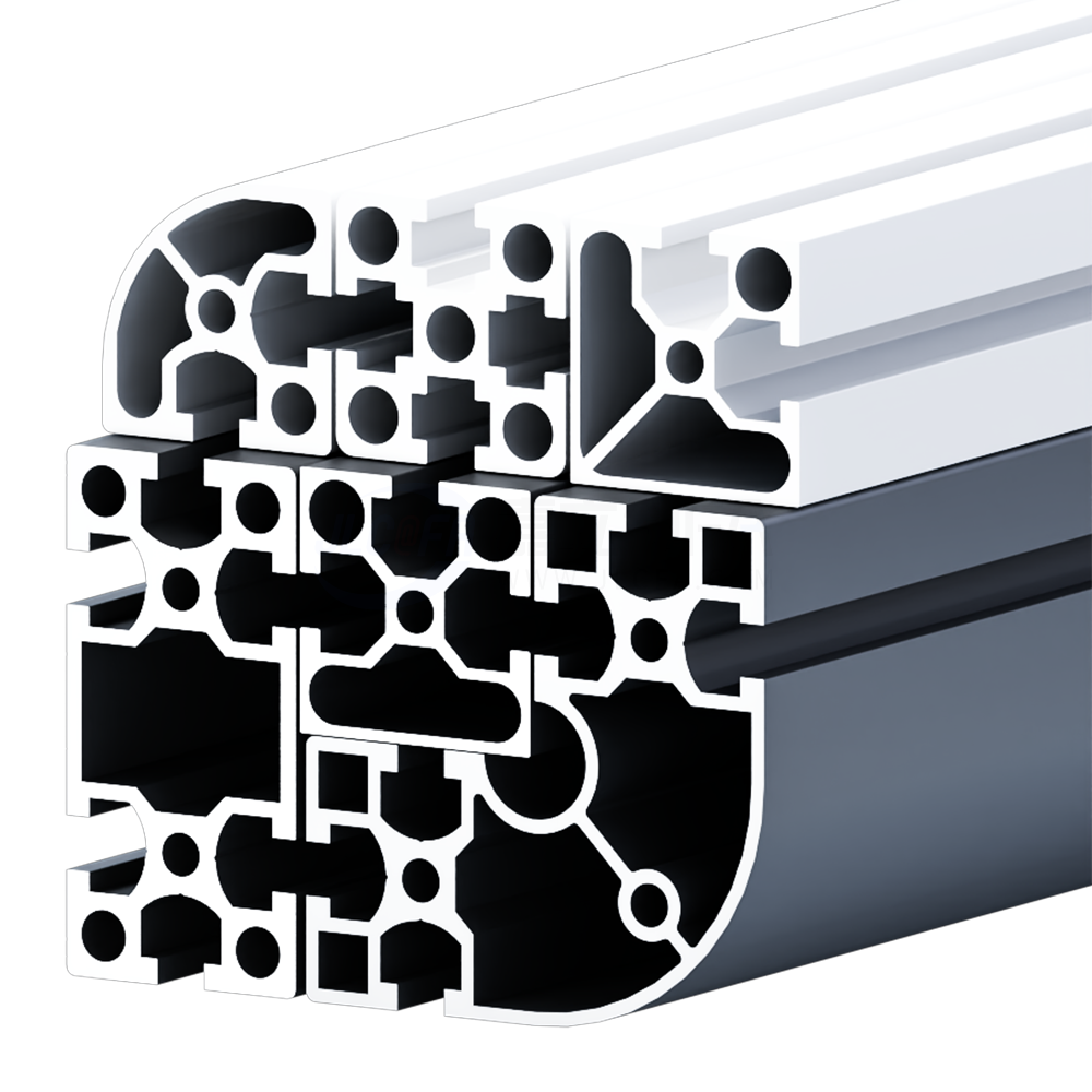 铝合金型材 国标40系列 槽宽8.3 边长40/80 A6063-T5 喷砂电泳