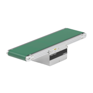 平皮带输送机 带防跑偏导型 中间驱动3槽型材 带轮直径50mm 宽度指定型