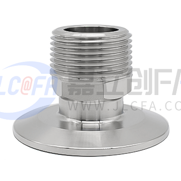 食品级管道配件 3A标准 夹式外螺纹接头