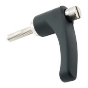 按压紧定可调位型手柄  凸缘圆弧形